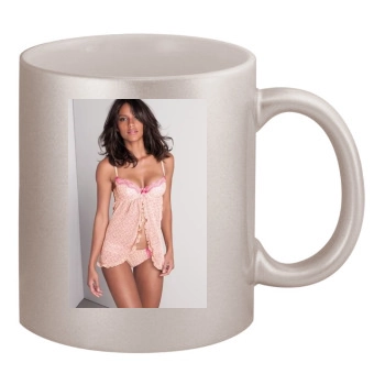 Emanuela de Paula 11oz Metallic Silver Mug