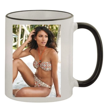 Emanuela de Paula 11oz Colored Rim & Handle Mug