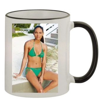 Emanuela de Paula 11oz Colored Rim & Handle Mug