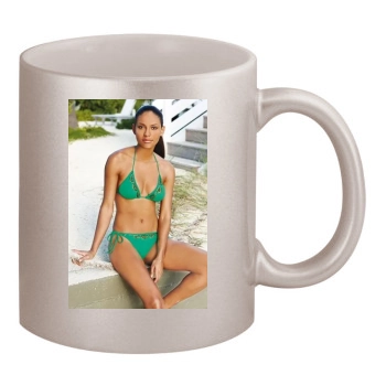 Emanuela de Paula 11oz Metallic Silver Mug