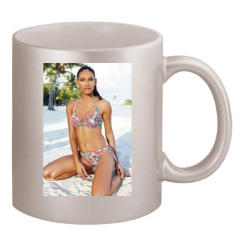 Emanuela de Paula 11oz Metallic Silver Mug