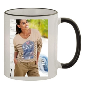 Emanuela de Paula 11oz Colored Rim & Handle Mug