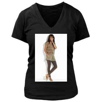 Emanuela de Paula Women's Deep V-Neck TShirt