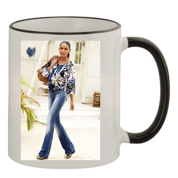 Emanuela de Paula 11oz Colored Rim & Handle Mug