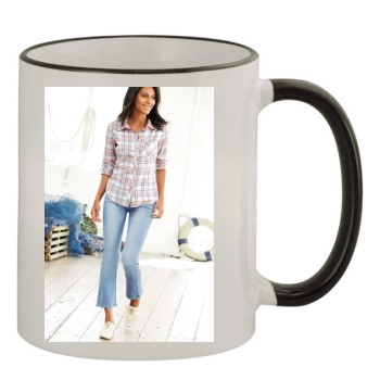 Emanuela de Paula 11oz Colored Rim & Handle Mug