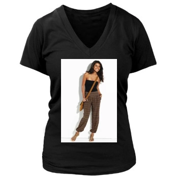 Emanuela de Paula Women's Deep V-Neck TShirt