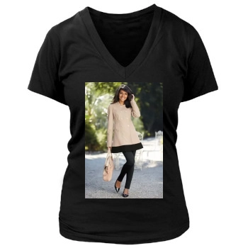 Emanuela de Paula Women's Deep V-Neck TShirt