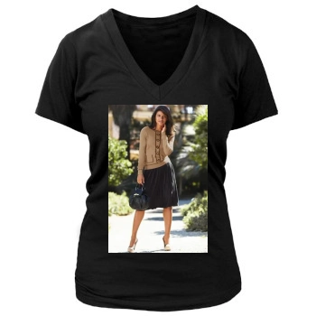 Emanuela de Paula Women's Deep V-Neck TShirt