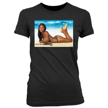 Emanuela de Paula Women's Junior Cut Crewneck T-Shirt