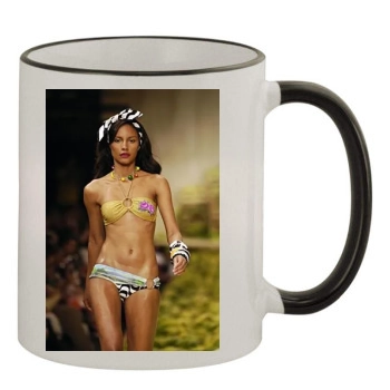 Emanuela de Paula 11oz Colored Rim & Handle Mug