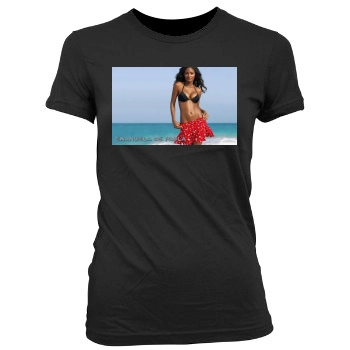 Emanuela de Paula Women's Junior Cut Crewneck T-Shirt