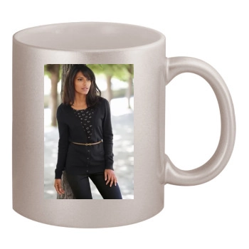 Emanuela de Paula 11oz Metallic Silver Mug