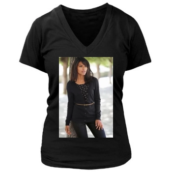 Emanuela de Paula Women's Deep V-Neck TShirt