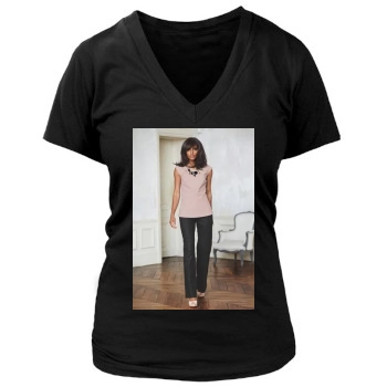 Emanuela de Paula Women's Deep V-Neck TShirt