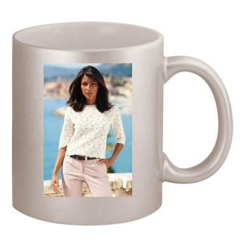 Emanuela de Paula 11oz Metallic Silver Mug