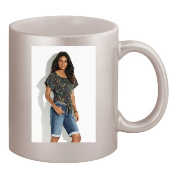 Emanuela de Paula 11oz Metallic Silver Mug