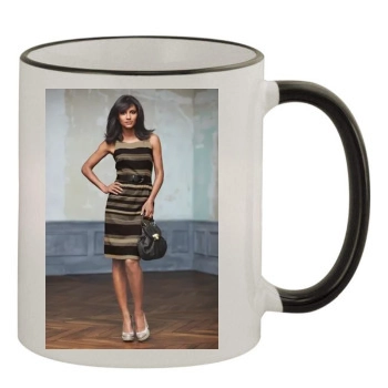 Emanuela de Paula 11oz Colored Rim & Handle Mug