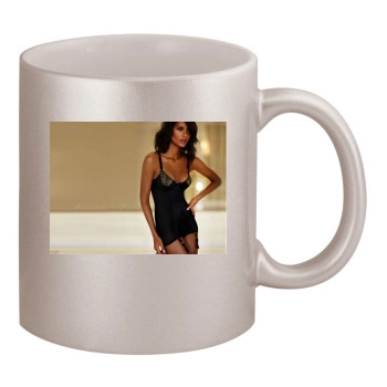 Emanuela de Paula 11oz Metallic Silver Mug