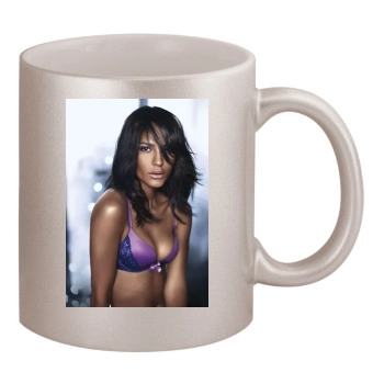 Emanuela de Paula 11oz Metallic Silver Mug