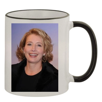 Emma Thompson 11oz Colored Rim & Handle Mug