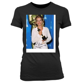 Emma Thompson Women's Junior Cut Crewneck T-Shirt