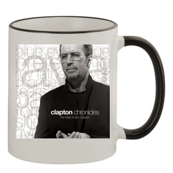 Eric Clapton 11oz Colored Rim & Handle Mug