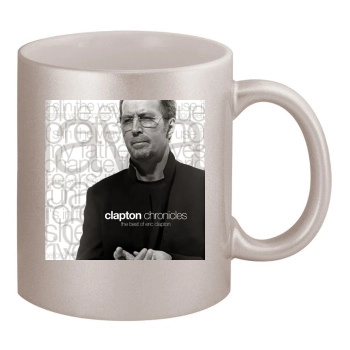 Eric Clapton 11oz Metallic Silver Mug