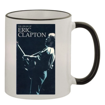 Eric Clapton 11oz Colored Rim & Handle Mug