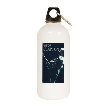 Eric Clapton White Water Bottle With Carabiner