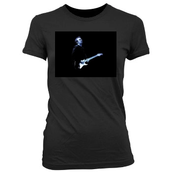 Eric Clapton Women's Junior Cut Crewneck T-Shirt