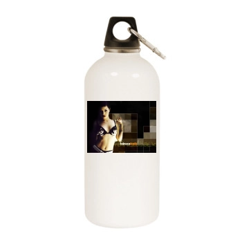 Fairuza Balk White Water Bottle With Carabiner