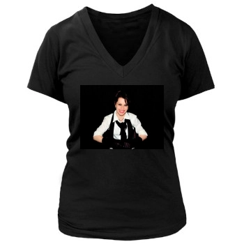 Fairuza Balk Women's Deep V-Neck TShirt