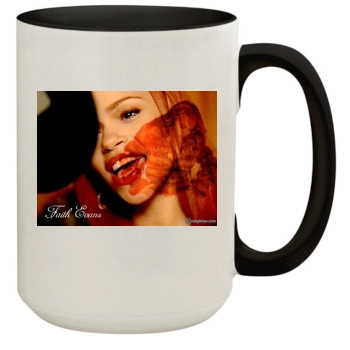 Faith Evans 15oz Colored Inner & Handle Mug