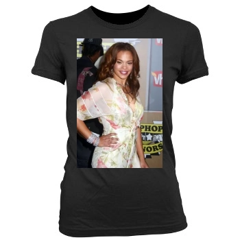 Faith Evans Women's Junior Cut Crewneck T-Shirt