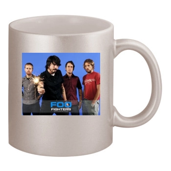 Foo Fighters 11oz Metallic Silver Mug