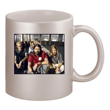 Foo Fighters 11oz Metallic Silver Mug
