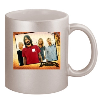 Foo Fighters 11oz Metallic Silver Mug