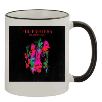 Foo Fighters 11oz Colored Rim & Handle Mug