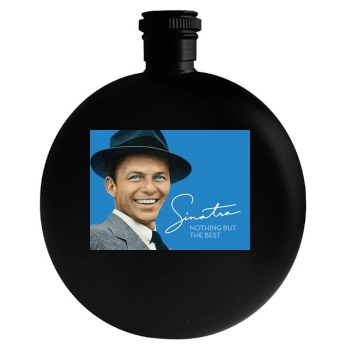 Frank Sinatra Round Flask