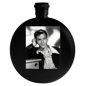 Frank Sinatra Round Flask