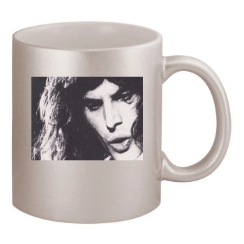 Freddie Mercury 11oz Metallic Silver Mug