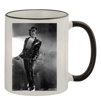 Freddie Mercury 11oz Colored Rim & Handle Mug