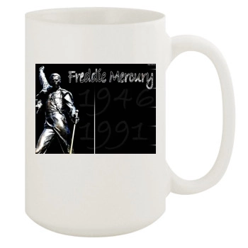 Freddie Mercury 15oz White Mug