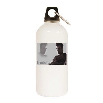 Freddie Prinze Jr White Water Bottle With Carabiner