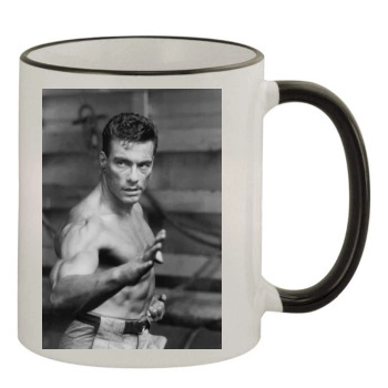 Jean-Claude Van Damme 11oz Colored Rim & Handle Mug