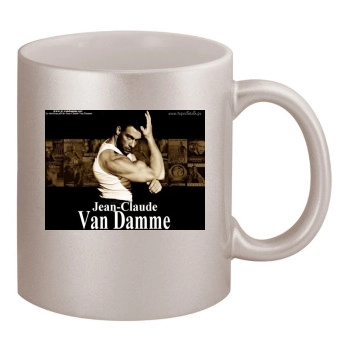 Jean-Claude Van Damme 11oz Metallic Silver Mug