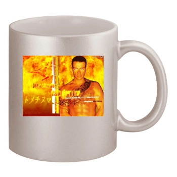 Jean-Claude Van Damme 11oz Metallic Silver Mug