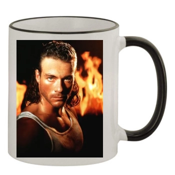 Jean-Claude Van Damme 11oz Colored Rim & Handle Mug