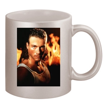 Jean-Claude Van Damme 11oz Metallic Silver Mug