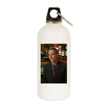 Jean-Claude Van Damme White Water Bottle With Carabiner